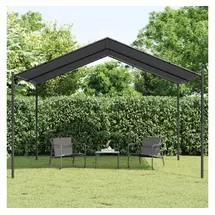 vidaXL Gartenpavillon Anthrazit 4x4 m Stahl und Stoff