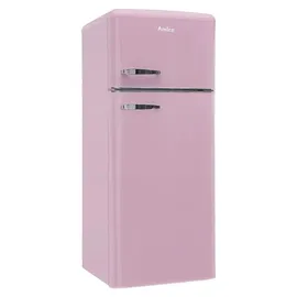 Amica KGC 15636 P Retro-Kühl-Gefrierkombination (206 l, 1440 mm hoch, Rosa)