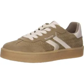 TAMARIS Schnürer Damen beige, Größe 40 EU