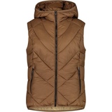 CMP WOMAN Vest FIX Hood camel 46