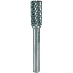RUKO Hartmetall Frässtift Form B Zylinder (ZYAS) mit Stirnverzahnung Durchmesser 6 mm