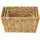 Echtwerk Aufbewahrungskorb 3er Set aus Wasserhyazinthe 37 x 22 x 20 cm braun