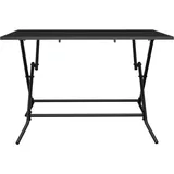 vidaXL Gartentisch Klappbar Anthrazit 110x80x72 cm Stahlgitter