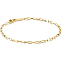 Thomas Sabo Charm-Armband Paperclip goldfarben A2206-413-39-L19V Größe L