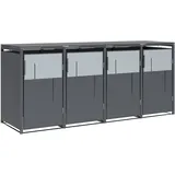 Westmann Mülltonnenbox Tonus 4 265 x 116 x 80 cm anthrazit