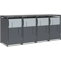 Westmann Mülltonnenbox Tonus 4 265 x 116 x 80 cm anthrazit