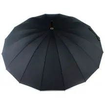 Doppler Regenschirm Natural London, Schwarz (Black), Länge ca. 89 cm, Durchmesser ca. 5 cm