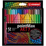 Stabilo pointMax ARTY Filzstifte farbsortiert, 32 St.