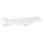 Relaxdays Wandregal 3er Set 60 x 15 cm Weiß