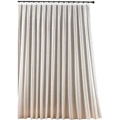 Gardine WECKBRODT "Webstore", weiß, B:530cm H:175cm, Polyester, Gardinen, feste Falten, Polyester, uni, nach Maß