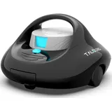 TALOSBO Pleco Se Poolsauger Roboter 130 Mins Reinigung, Poolroboter Akku mit 2.5h Aufladen, Selbstparkend, Automatische Poolreiniger für Oberirdische Pool bis zu 80 m2