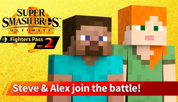 Super Smash Bros Ultimate - Challenger Pack 7: Steve & Alex