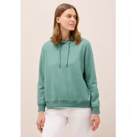 Cecil Hoodie Jewel Green Melange M