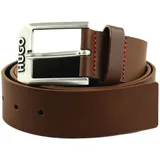 Hugo Gürtel Gelio Leder 85 Braun