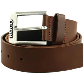 Hugo Gürtel Gelio Leder 85 Braun
