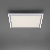 just light. LED-Deckenleuchte Edging Weiß 46,4 cm x 46,4 cm