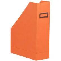 Rhodia Rhodiarama Stehsammler aus Kunstleder, 10x25x31cm - tangerine