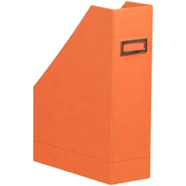 Rhodia Rhodiarama Stehsammler aus Kunstleder, 10x25x31cm - tangerine