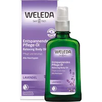 WELEDA Bio Lavendel Körperöl - ätherisches Naturkosmetik Hautpflege Massageöl / Pflegeöl mit Lavendelöl, Mandelöl & Sesamöl zur Pflege und Entspannung mit angenehm beruhigendem Duft (vegan / 100ml)