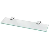 bonsport Glasregal Wandregal für Badezimmer Milchglas - Glas Regal aus 6 mm Sicherheitsglas 40cm - Glasablage Glasregalboden Badablage