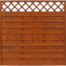 Andrewex Sichtschutzzaun Element Country 180 cm x 180 cm teak