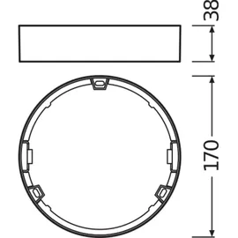 LEDVANCE Slim Frame Einbaurahmen