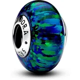 Pandora Schillerndes Grünes Charm Silber 791691C04