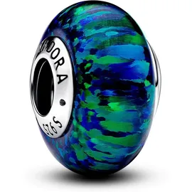 Pandora Schillerndes Grünes Charm Silber 791691C04