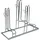 SCHÖSSWENDER Fahrradständer-Set 3 Stellplätze Reifenbreite bis 75 mm