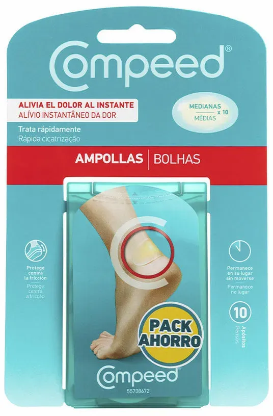 Blasenpflaster Compeed 10 Stück Mittel