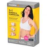 Medela 3in1 nursing & Pumping Bra schwarz L