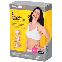 Medela 3in1 nursing & Pumping Bra schwarz L
