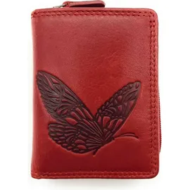 lemasi Jockey Club kleine Geldbörse Damen rot