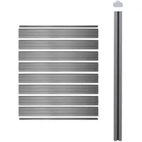 MCW Windschutz Savoie 98 cm grau WPC