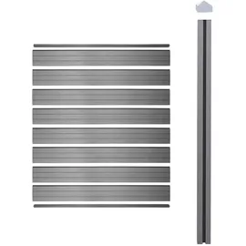 MCW Windschutz Savoie 98 cm grau WPC