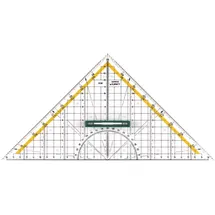 LINEX Geodreieck 2632 30 cm Kunststoff mit Griff
