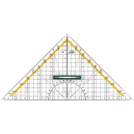 LINEX Geodreieck 2632 30 cm Kunststoff mit Griff