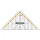 LINEX Geodreieck 2632 30 cm Kunststoff mit Griff