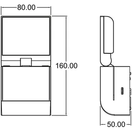 Theben LED-Strahler theLeda S8-100 BK