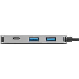 Targus USB-C Multiport-Hub mit 2 USB-A und 2 USB-C-Anschlüssen und 100 W PD Pass-Through