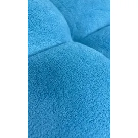 Hti-Living Relaxsessel Polyester 55 x 110 x 150 cm Türkis/Blau