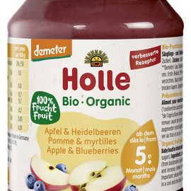 Holle Bio Apfel & Heidelbeeren 190 g