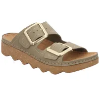 ROHDE Pantolette »FOGGIA«, Sommerschuh, Hausschuh, Strandschuh, Schlappen mit Softfußbett