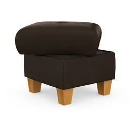 Home Affaire Polsterhocker Lindgren mit Stauraum 61 x 46 x 61 cm Braun