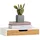 SoBuy Schweberegal Wandregal 40 x 25 x 8 cm Weiß