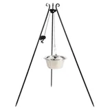 Cook King Dreibein 180 cm mit Edelstahltopf 14 l + Kurbel