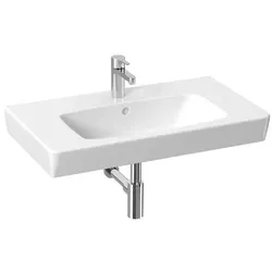 Waschbecken Jika Lyra plus Viva 80x45 cm Loch für Wasserhahn in der Mitte H8103860001041