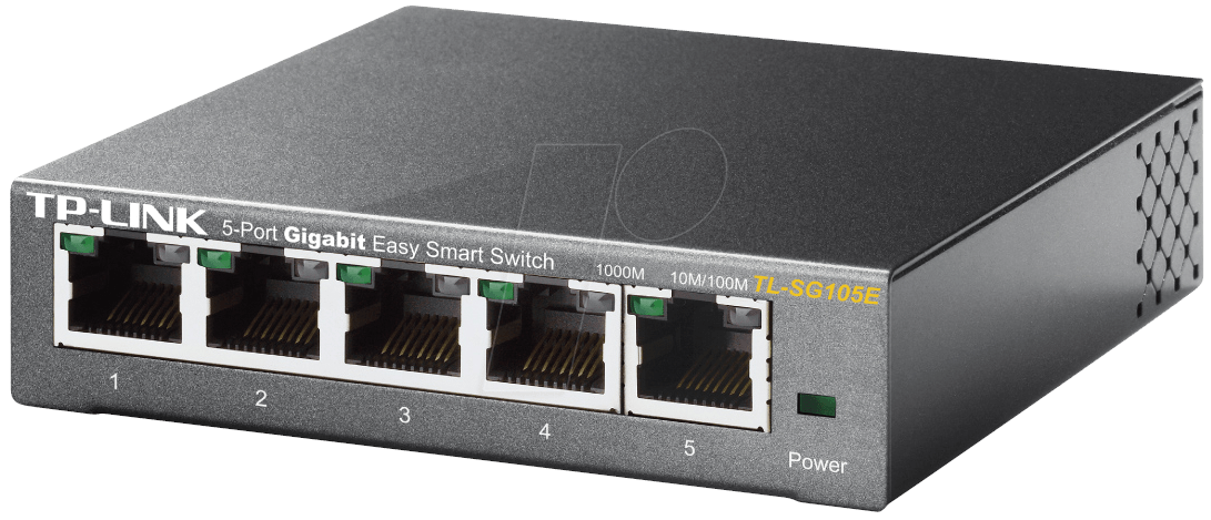 TPLINK TLSG105E - Switch, 5-Port, Gigabit Ethernet