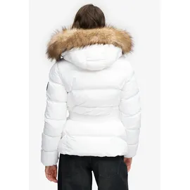 Superdry Fuji Belted Damen. Kapuzenjacke weiß S