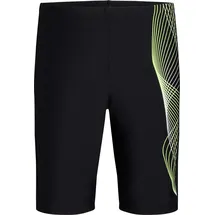 Energetics Norm Jammer Badehose Black/Green Lime 152